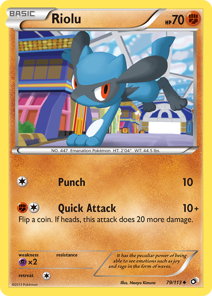 Riolu (79/113) [Black & White: Legendary Treasures] | Pegasus Games WI