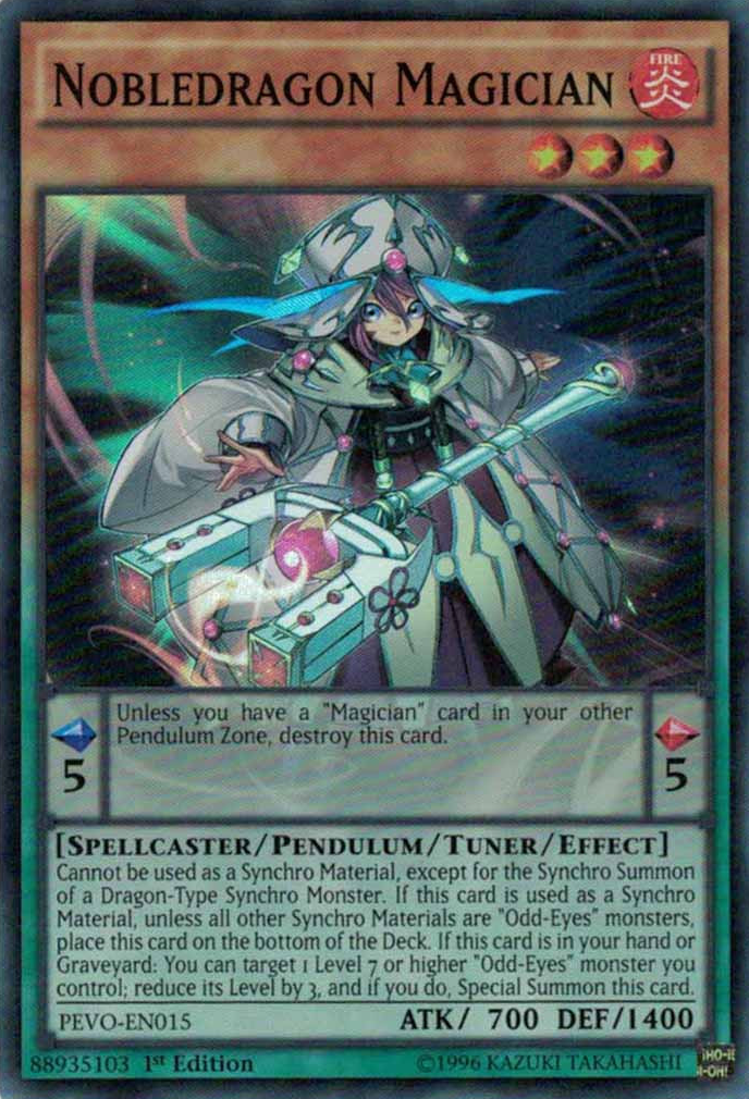 Nobledragon Magician [PEVO-EN015] Super Rare | Pegasus Games WI