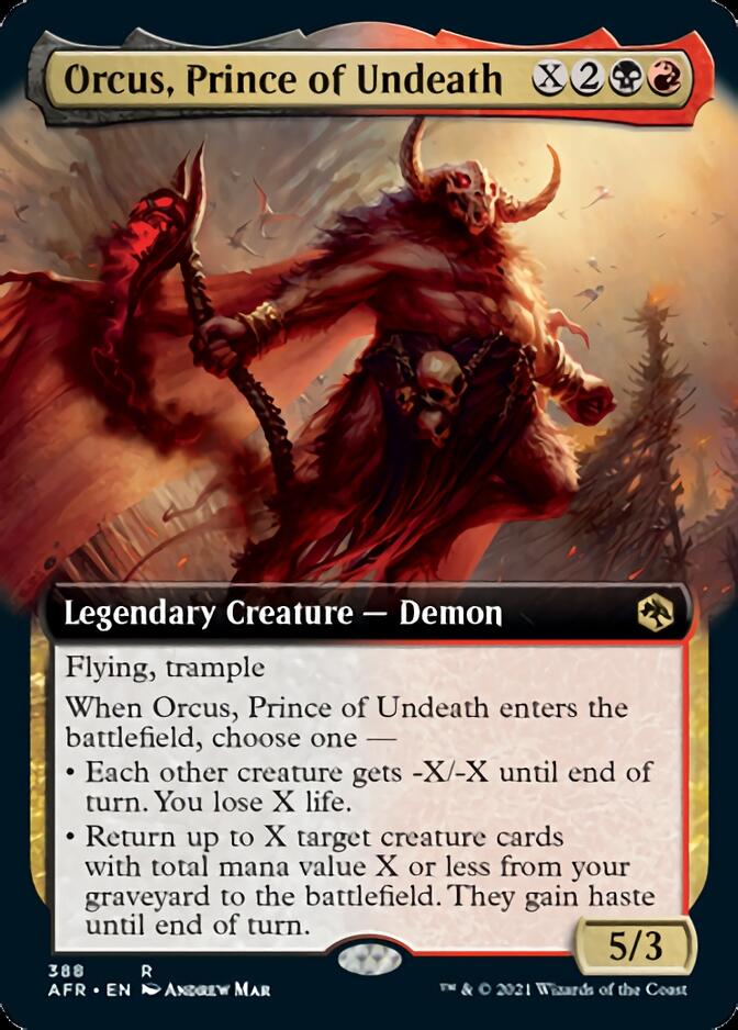 Orcus, Prince of Undeath (Extended Art) [Dungeons & Dragons: Adventures in the Forgotten Realms] | Pegasus Games WI