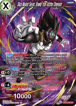 Black Masked Saiyan, Brawler from Another Dimension (Super Rare) [BT13-004] | Pegasus Games WI