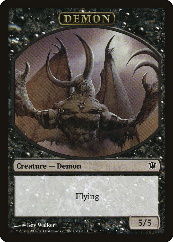 Demon Token [Innistrad Tokens] | Pegasus Games WI