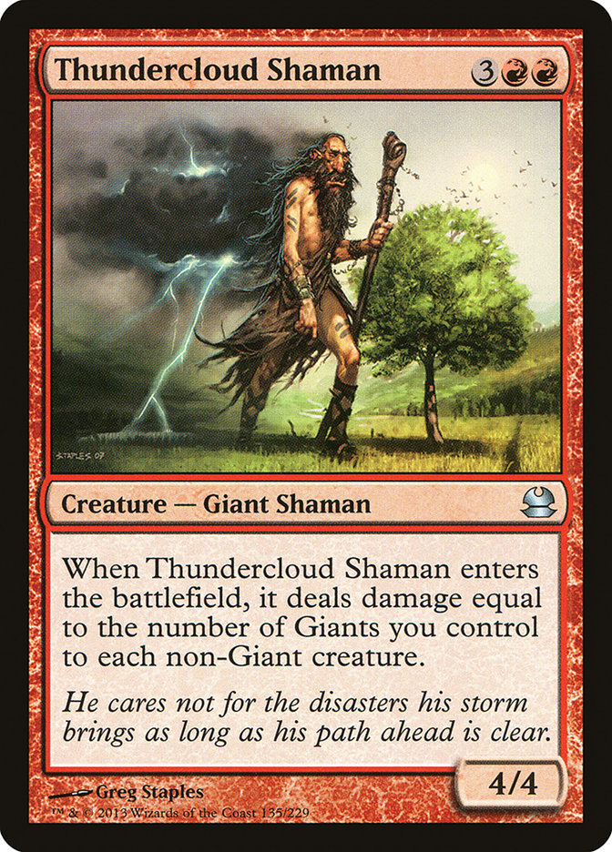 Thundercloud Shaman [Modern Masters] | Pegasus Games WI