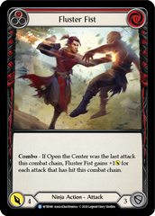 Fluster Fist (Red) [U-WTR086] (Welcome to Rathe Unlimited)  Unlimited Rainbow Foil | Pegasus Games WI