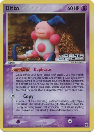 Ditto (38/113) (Stamped) [EX: Delta Species] | Pegasus Games WI