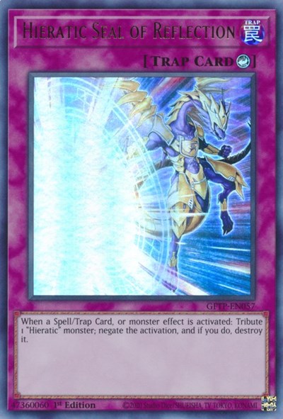 Hieratic Seal of Reflection [GFTP-EN057] Ultra rare | Pegasus Games WI