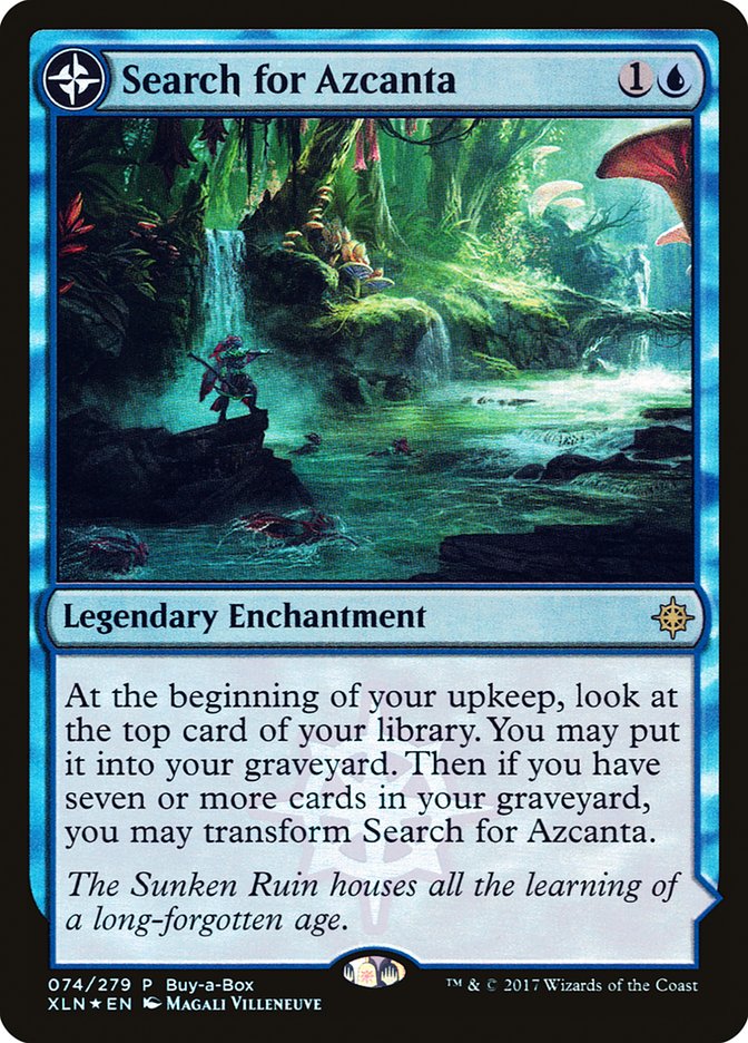 Search for Azcanta // Azcanta, the Sunken Ruin (Buy-A-Box) [Ixalan Treasure Chest] | Pegasus Games WI