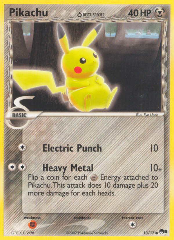 Pikachu (13/17) (Delta Species) [POP Series 5] | Pegasus Games WI