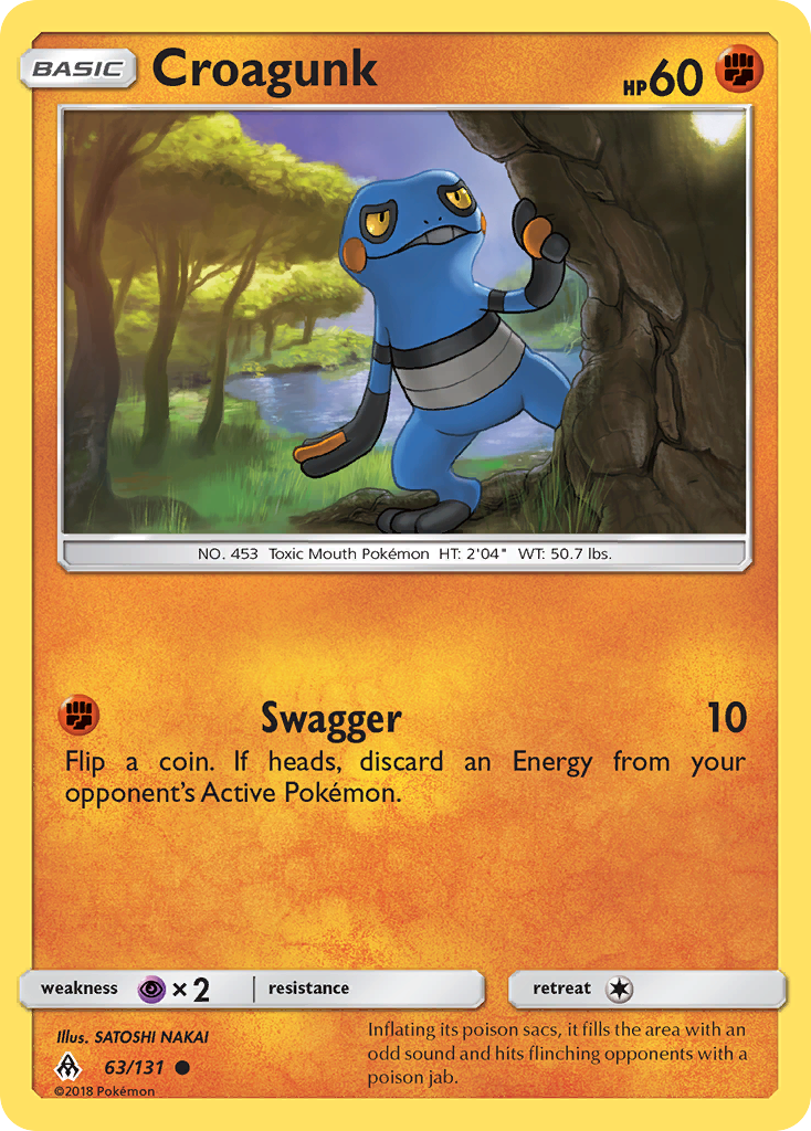 Croagunk (63/131) [Sun & Moon: Forbidden Light] | Pegasus Games WI