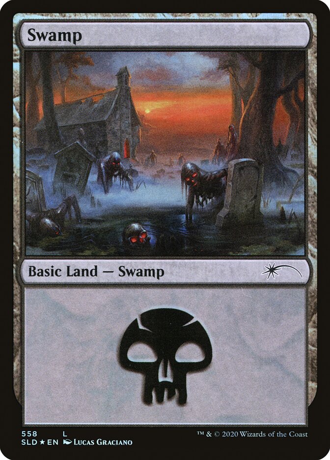 Swamp (Reanimated) (558) [Secret Lair Drop Promos] | Pegasus Games WI