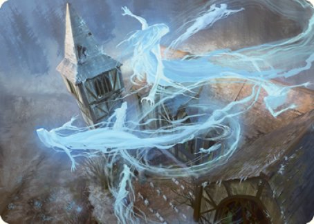 Hallowed Haunting Art Card [Innistrad: Crimson Vow Art Series] | Pegasus Games WI