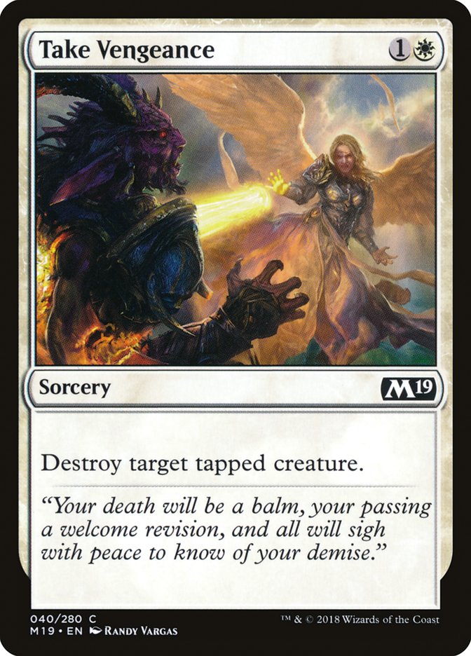 Take Vengeance [Core Set 2019] | Pegasus Games WI