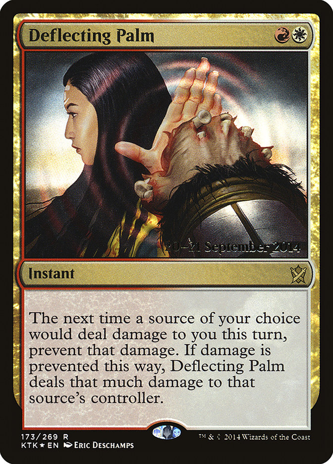 Deflecting Palm [Khans of Tarkir Prerelease Promos] | Pegasus Games WI