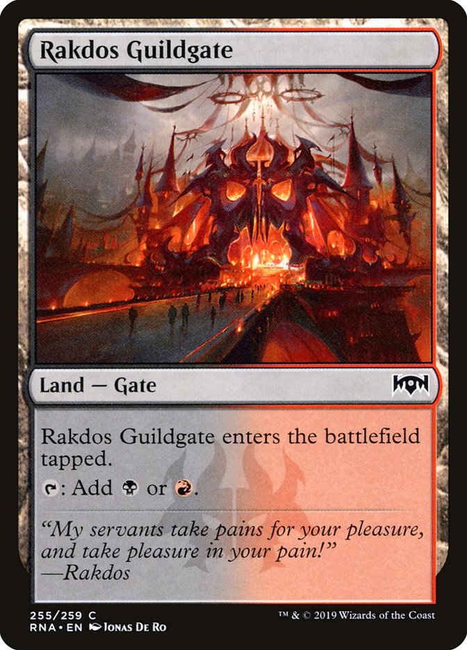 Rakdos Guildgate (255/259) [Ravnica Allegiance] | Pegasus Games WI