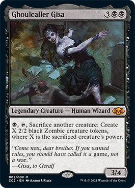 Ghoulcaller Gisa [Commander Collection: Black] | Pegasus Games WI