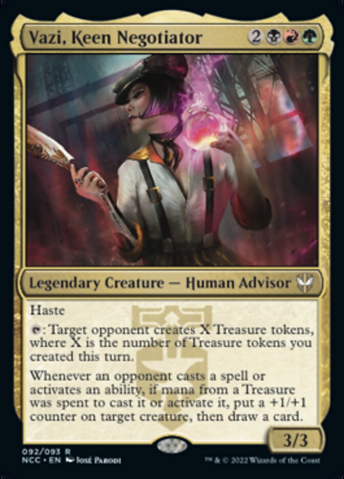 Vazi, Keen Negotiator [Streets of New Capenna Commander] | Pegasus Games WI