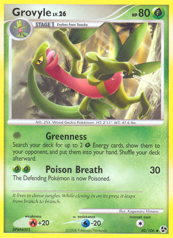 Grovyle (40/106) [Diamond & Pearl: Great Encounters] | Pegasus Games WI