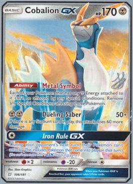 Cobalion GX (106/181) (Perfection - Henry Brand) [World Championships 2019] | Pegasus Games WI