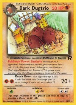 Dark Dugtrio (23/82) [Team Rocket Unlimited] | Pegasus Games WI