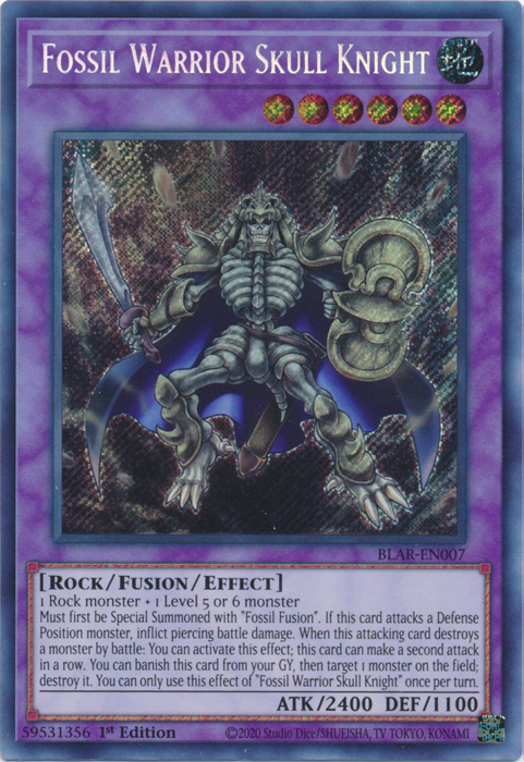 Fossil Warrior Skull Knight [BLAR-EN007] Secret Rare | Pegasus Games WI