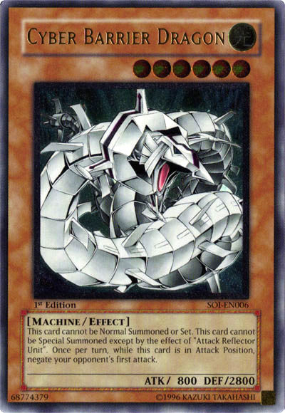 Cyber Barrier Dragon (UTR) [SOI-EN006] Ultimate Rare | Pegasus Games WI