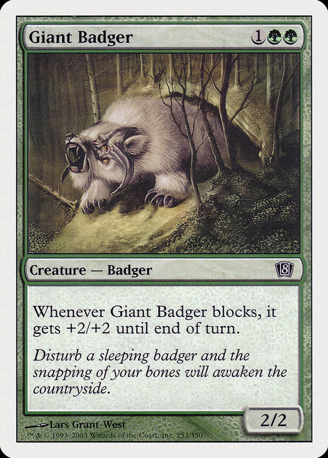 Giant Badger [Eighth Edition] | Pegasus Games WI