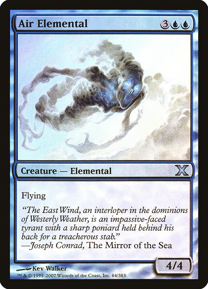 Air Elemental (Premium Foil) [Tenth Edition] | Pegasus Games WI