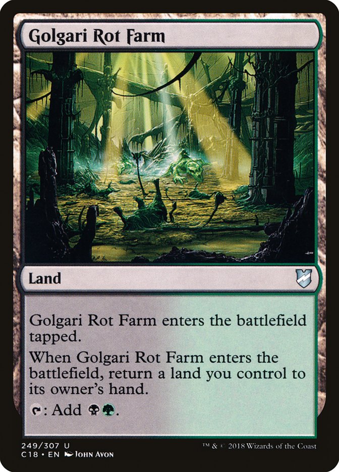 Golgari Rot Farm [Commander 2018] | Pegasus Games WI