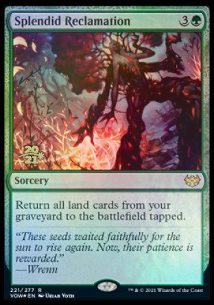 Splendid Reclamation [Innistrad: Crimson Vow Prerelease Promos] | Pegasus Games WI