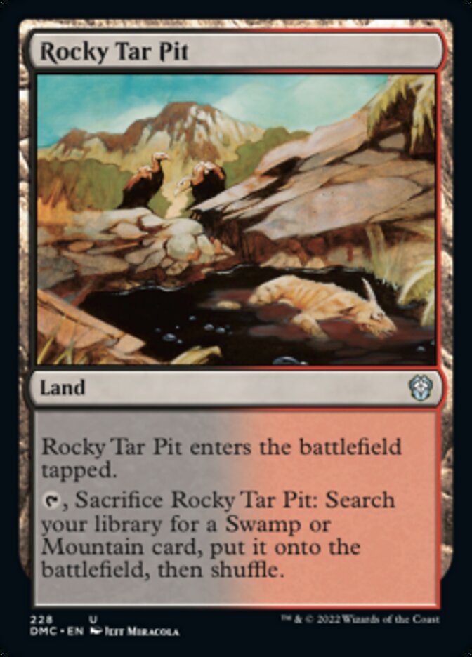 Rocky Tar Pit [Dominaria United Commander] | Pegasus Games WI