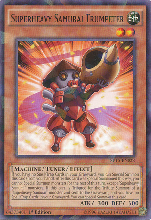 Superheavy Samurai Trumpeter [SP15-EN028] Shatterfoil Rare | Pegasus Games WI