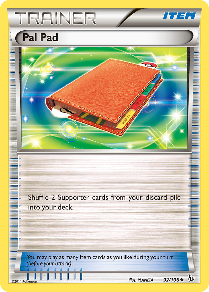 Pal Pad (92/106) [XY: Flashfire] | Pegasus Games WI