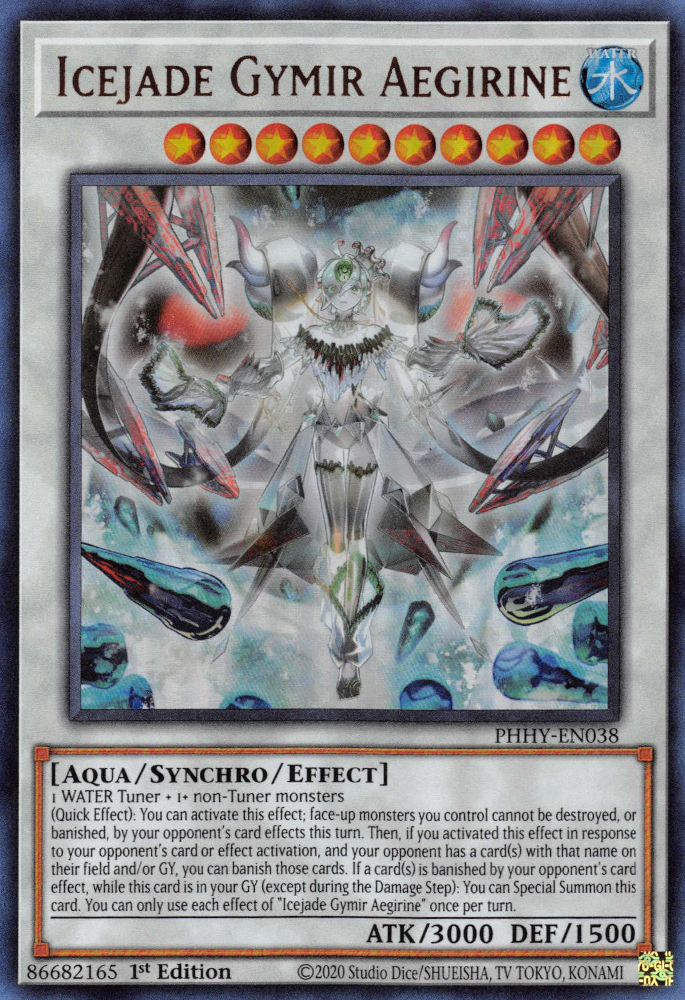 Icejade Gymir Aegirine [PHHY-EN038] Ultra Rare | Pegasus Games WI