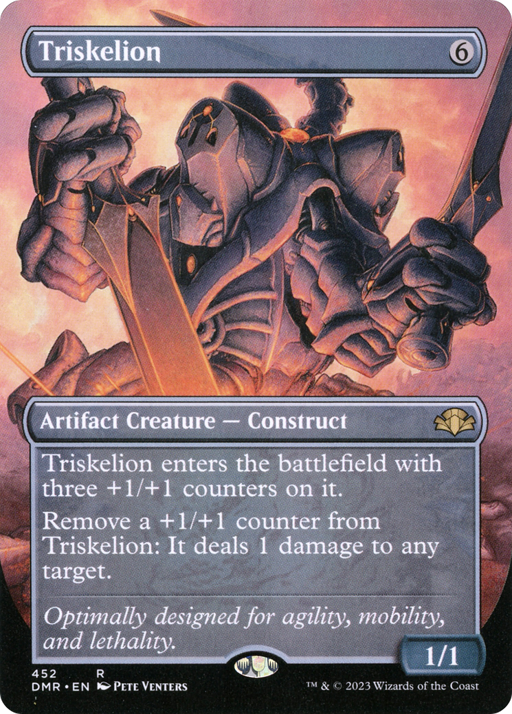 Triskelion (Borderless Alternate Art) [Dominaria Remastered] | Pegasus Games WI