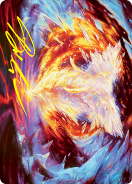 Magma Opus Art Card (Gold-Stamped Signature) [Strixhaven: School of Mages Art Series] | Pegasus Games WI