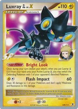 Luxray GL LV.X (109/111) (Crowned Tiger - Tsubasa Nakamura) [World Championships 2009] | Pegasus Games WI