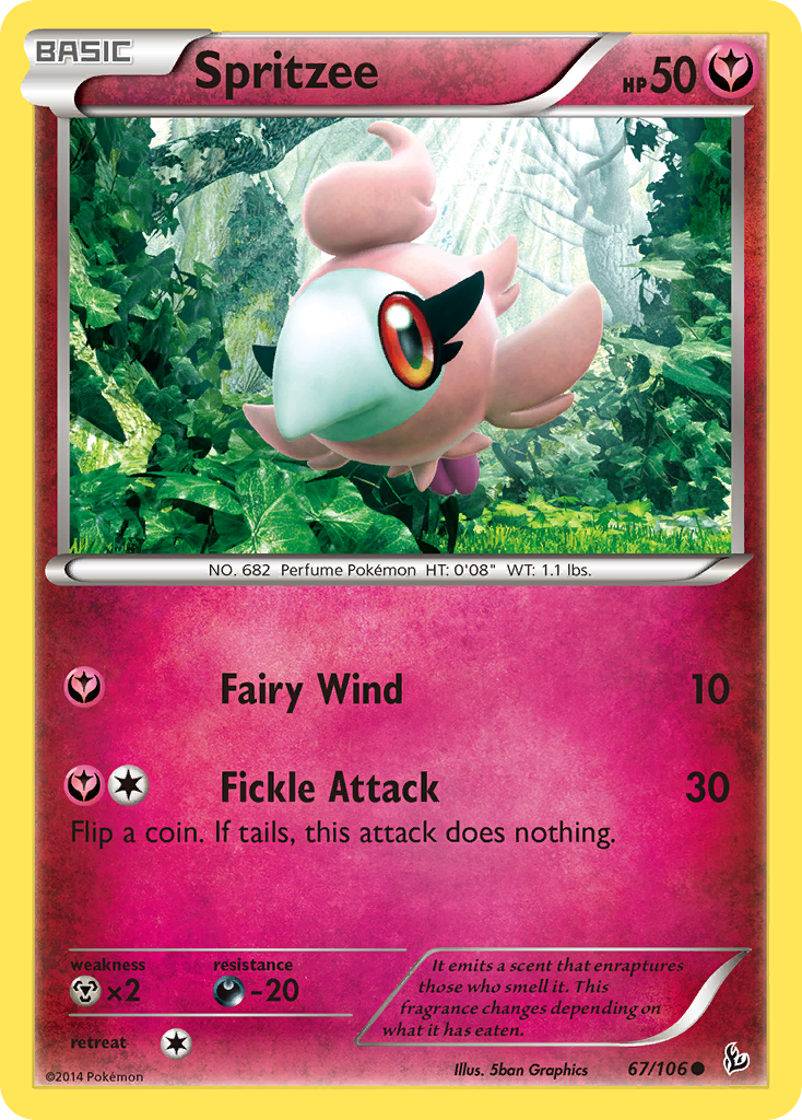 Spritzee (67/106) [XY: Flashfire] | Pegasus Games WI