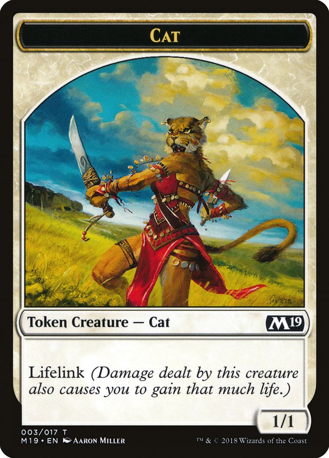 Cat Token [Core Set 2019 Tokens] | Pegasus Games WI