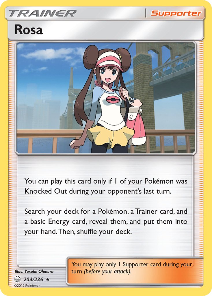 Rosa (204/236) (Theme Deck Exclusive) [Sun & Moon: Cosmic Eclipse] | Pegasus Games WI