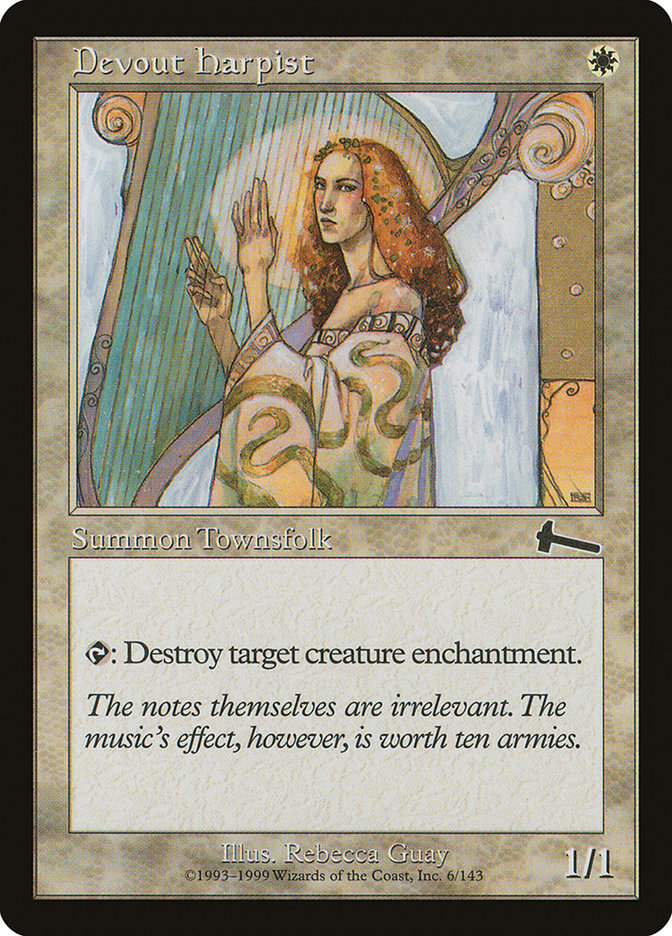 Devout Harpist [Urza's Legacy] | Pegasus Games WI