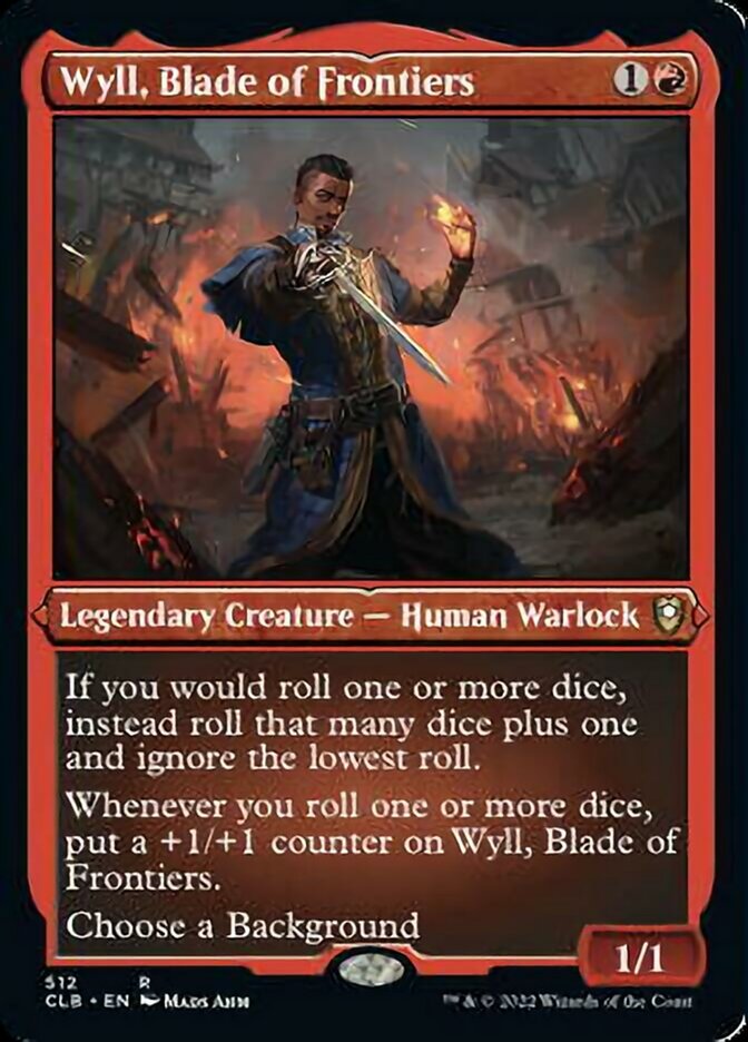 Wyll, Blade of Frontiers (Foil Etched) [Commander Legends: Battle for Baldur's Gate] | Pegasus Games WI