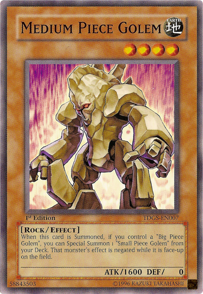 Medium Piece Golem [TDGS-EN007] Common | Pegasus Games WI