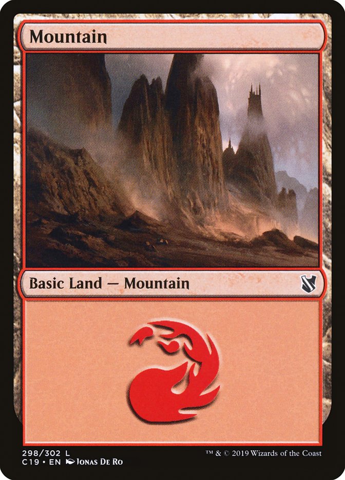 Mountain (298) [Commander 2019] | Pegasus Games WI