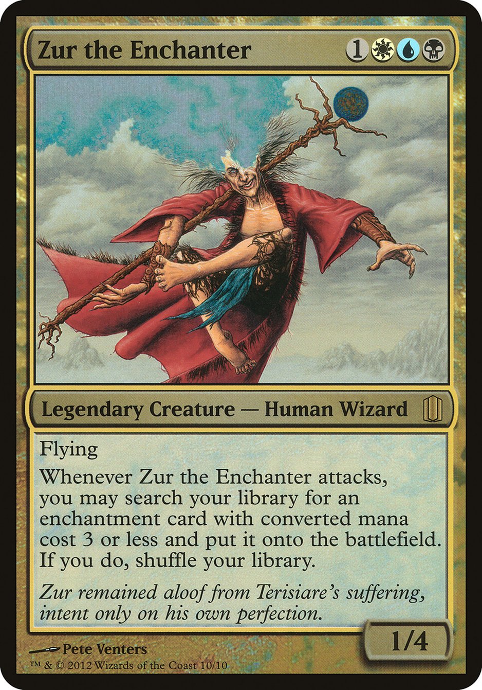 Zur the Enchanter (Oversized) [Commander's Arsenal Oversized] | Pegasus Games WI
