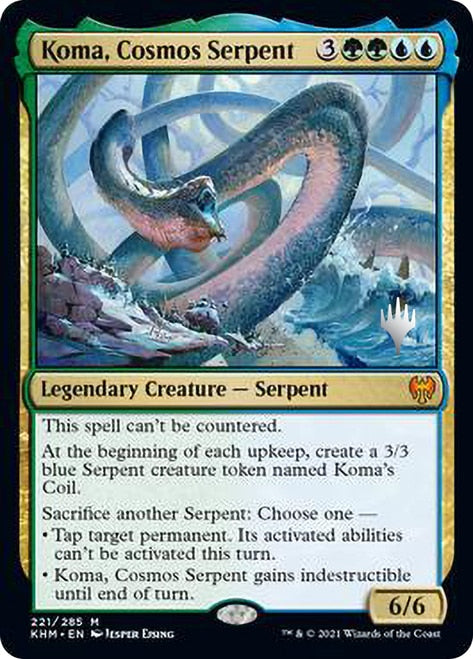 Koma, Cosmos Serpent (Promo Pack) [Kaldheim Promos] | Pegasus Games WI