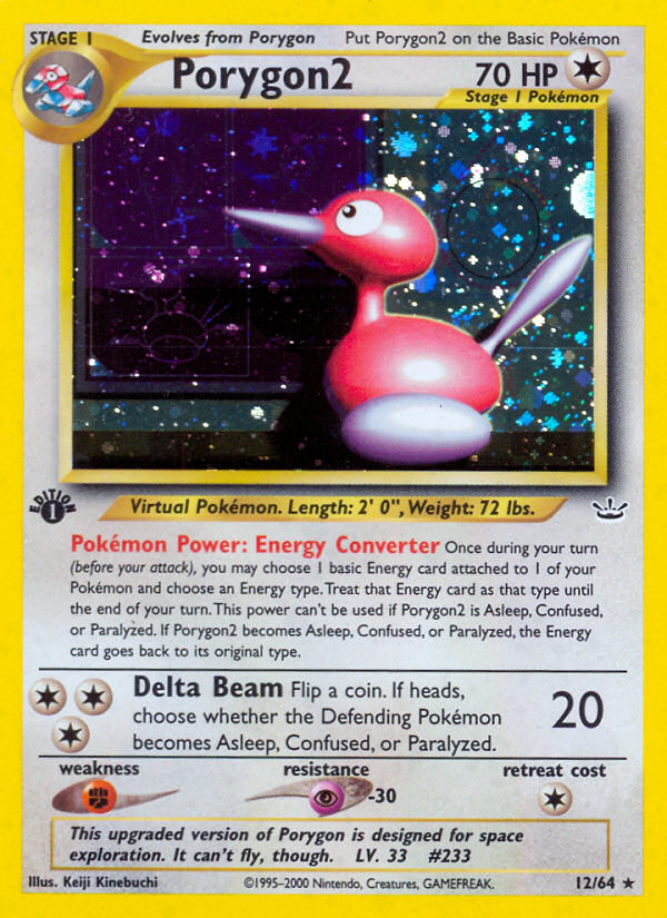 Porygon2 (12/64) [Neo Revelation 1st Edition] | Pegasus Games WI