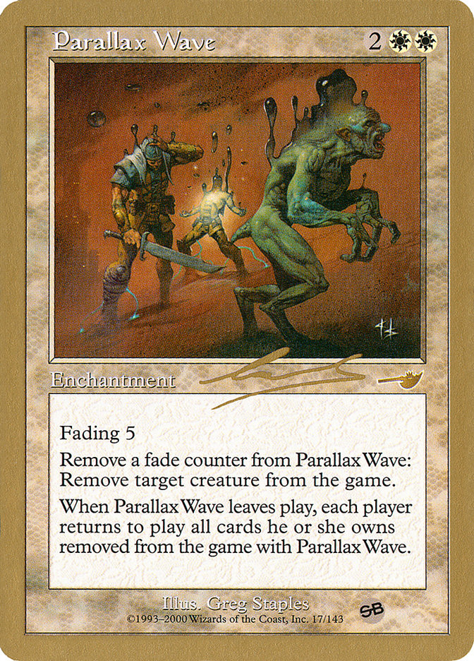 Parallax Wave (Nicolas Labarre) (SB) [World Championship Decks 2000] | Pegasus Games WI