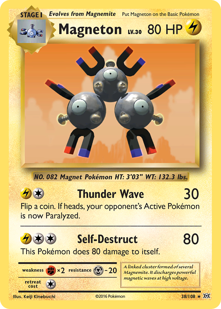 Magneton (38/108) [XY: Evolutions] | Pegasus Games WI