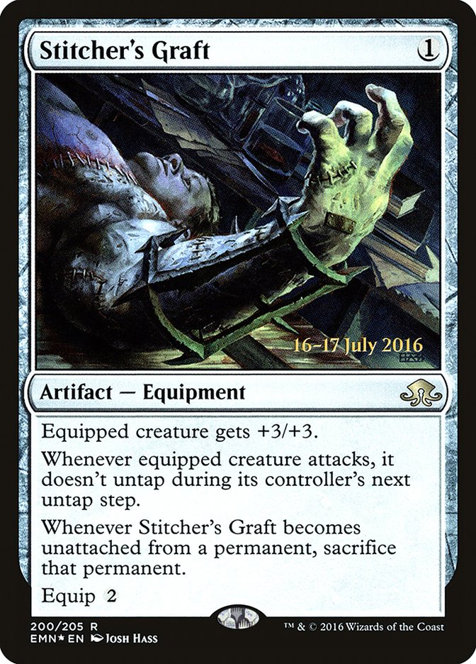 Stitcher's Graft [Eldritch Moon Prerelease Promos] | Pegasus Games WI