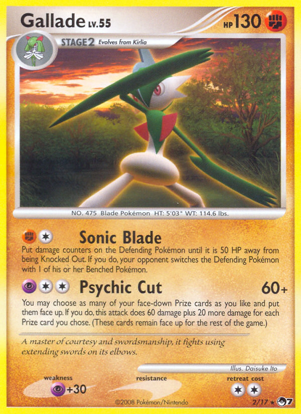 Gallade (2/17) [POP Series 7] | Pegasus Games WI