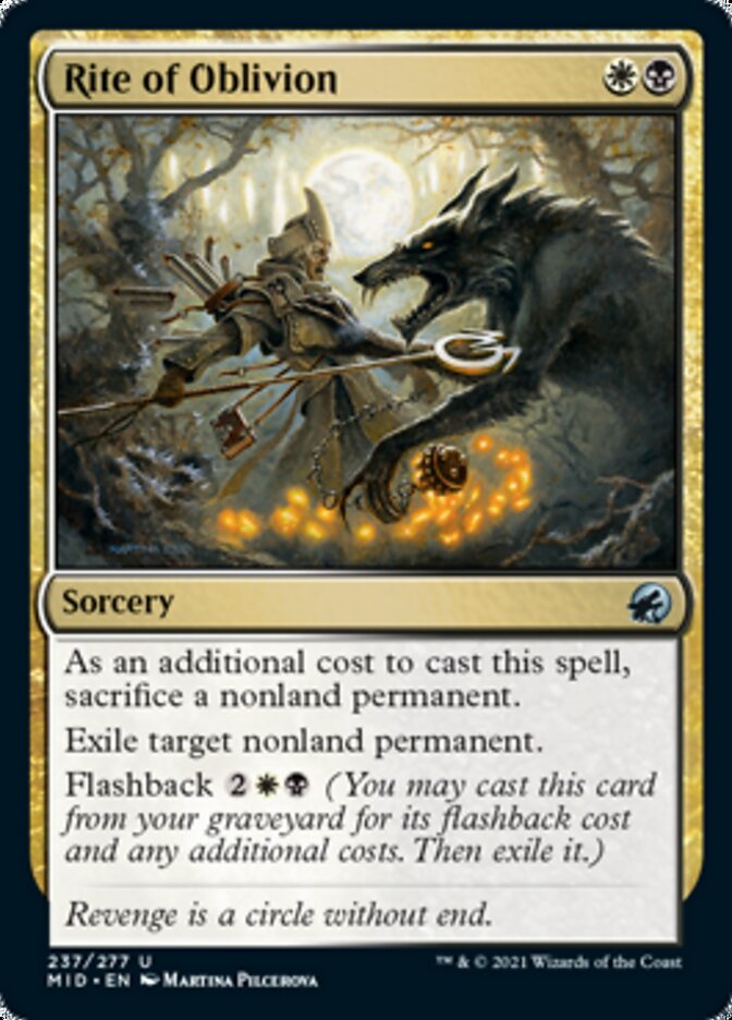 Rite of Oblivion [Innistrad: Midnight Hunt] | Pegasus Games WI